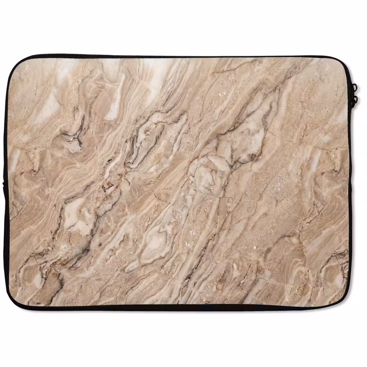 Laptophoes - Textuur - Aders - Abstract - Modern - Beige — 1