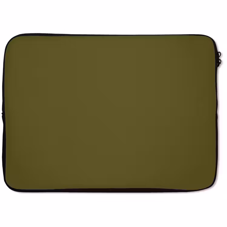 Laptophoes - Dark - Olive - Groen — 1