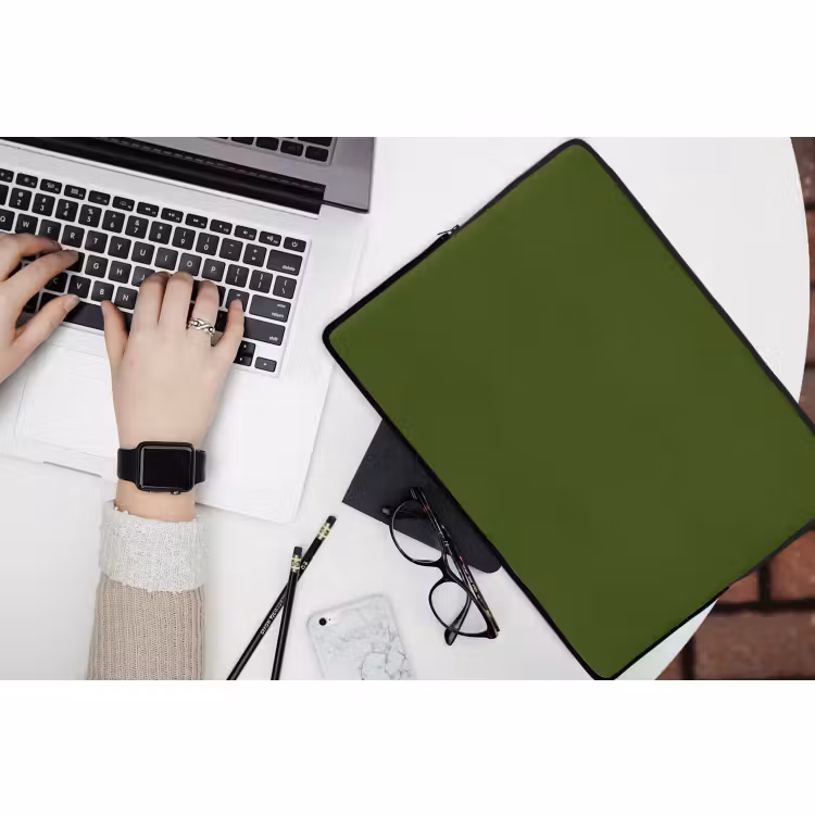 Laptophoes - Olive - Drab - Groen — 3