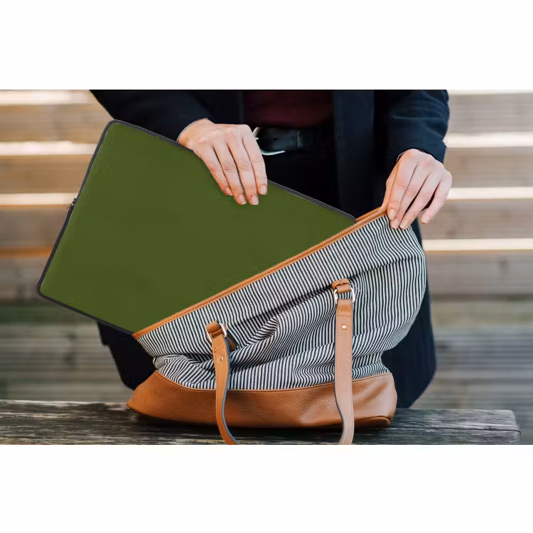 Laptophoes - Olive - Drab - Groen — 4