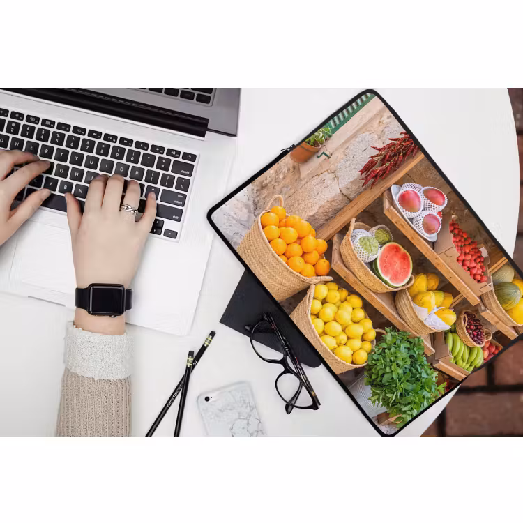 Laptophoes - Fruit - Markt - Vers — 3