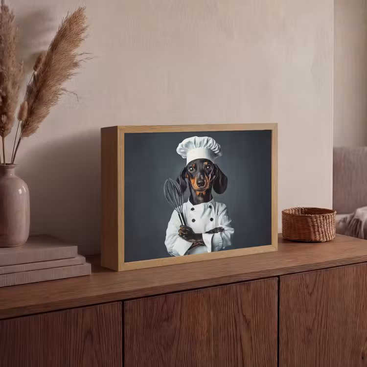 Lightbox - Wandlamp - Hond - Garde - Kok — 4