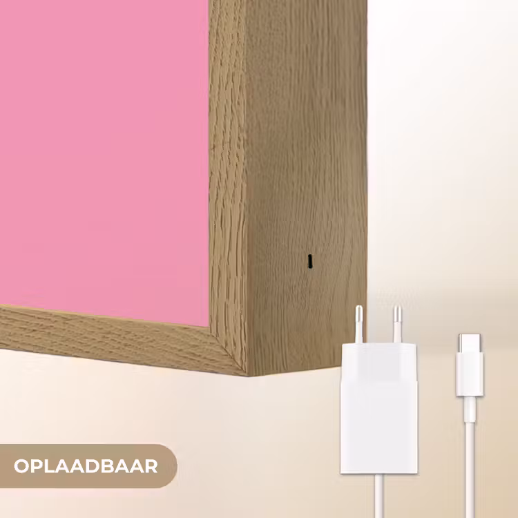 Lightbox - Wandlamp - Moeder - Boodschap -Roze — 7