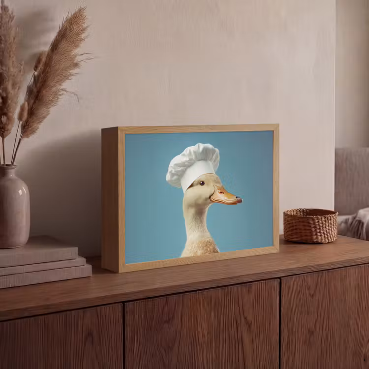 Lightbox - Wandlamp - Eend - Koksmuts - Cute - Vogel — 4