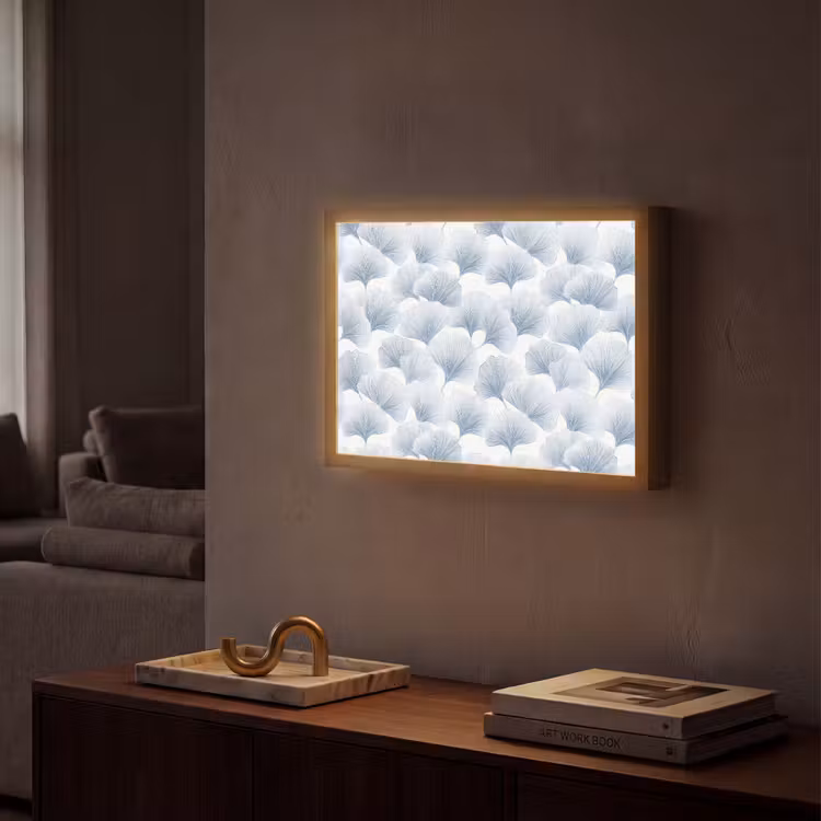 Lightbox - Wandlamp - Waaier - Modern - Blauw — 2
