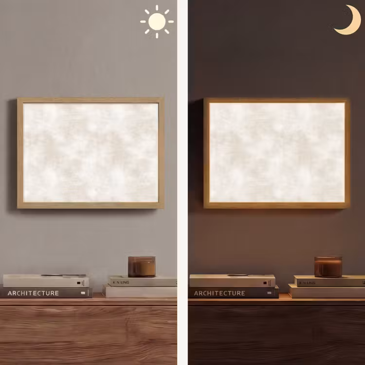 Lightbox - Wandlamp - Subtiel - Structuur - Beige — 6
