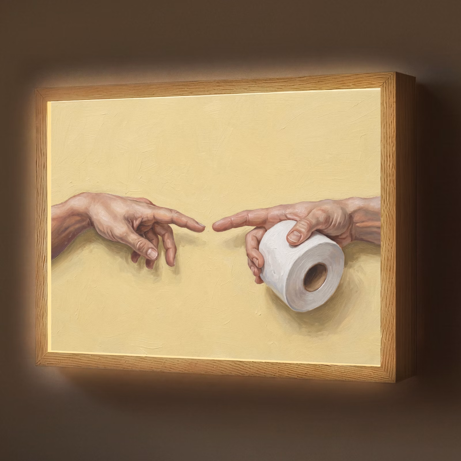 Lightbox - Wandlamp - Klassiek - Kunst - Humor — 1