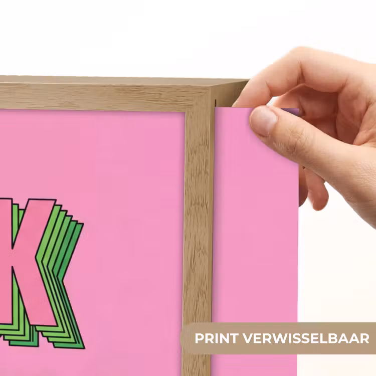Lightbox - Wandlamp - Tekst - Bold - Roze — 5