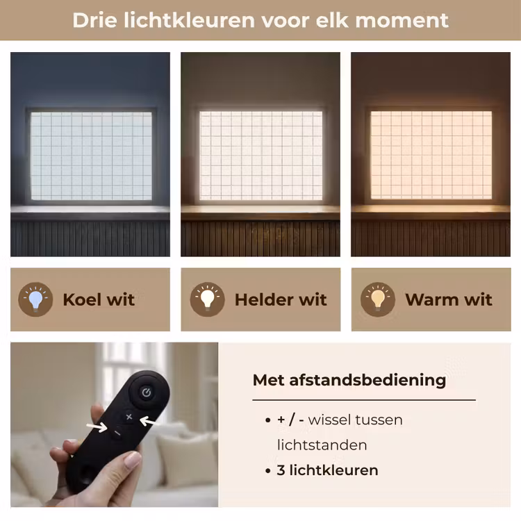 Lightbox - Wandlamp - Patroon - Tegels - Wit — 8