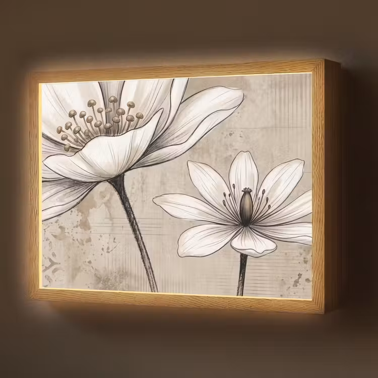 Lightbox - Wandlamp - Modern - Design - Wit — 1