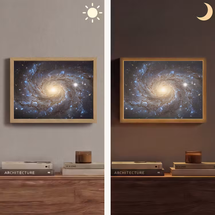 Lightbox - Wandlamp - Kosmos - Sterrenstelsel - Donker — 6