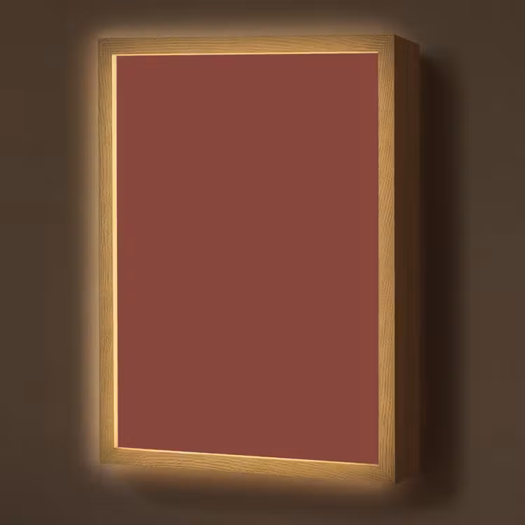 Lightbox - Wandlamp - Rustic - Terracotta - Rood — 1