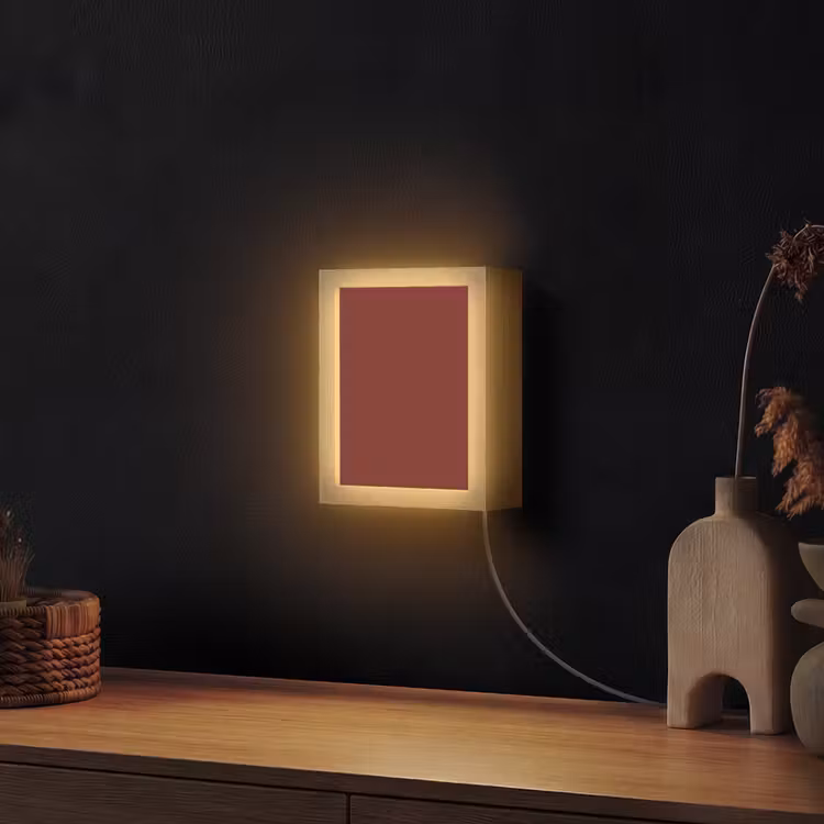 Lightbox - Wandlamp - Rustic - Terracotta - Rood — 2