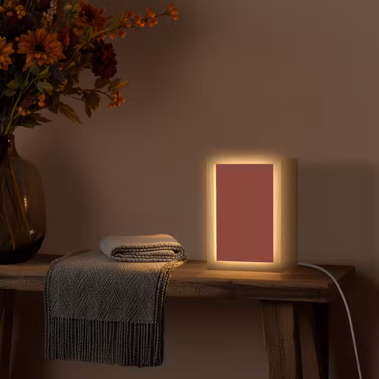 Lightbox - Wandlamp - Rustic - Terracotta - Rood — 3