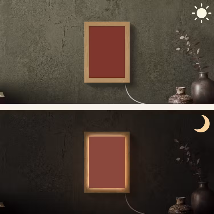 Lightbox - Wandlamp - Rustic - Terracotta - Rood — 5