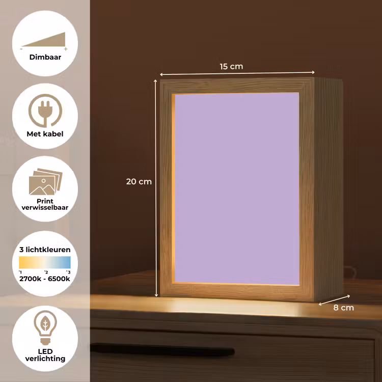 Lightbox - Wandlamp - Soft - Lavender - Paars — 8