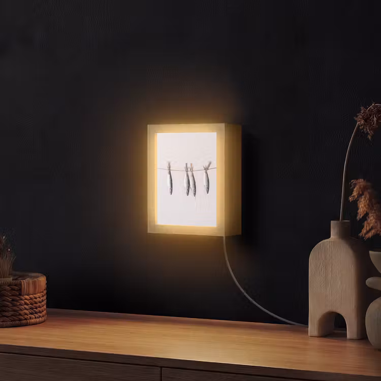 Lightbox - Wandlamp - Vis - Hangend - Eten — 2