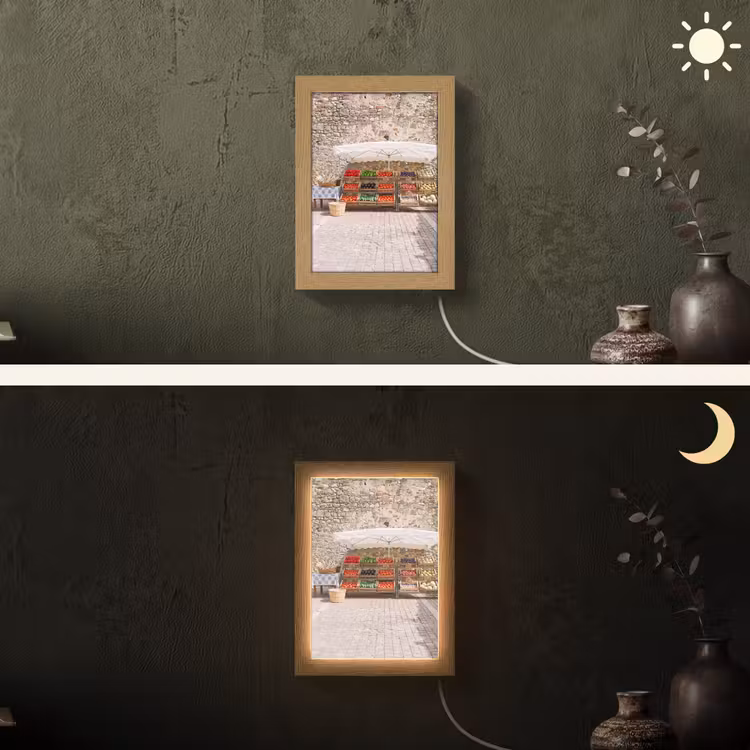 Lightbox - Wandlamp - Eten - Markt - Vers — 5