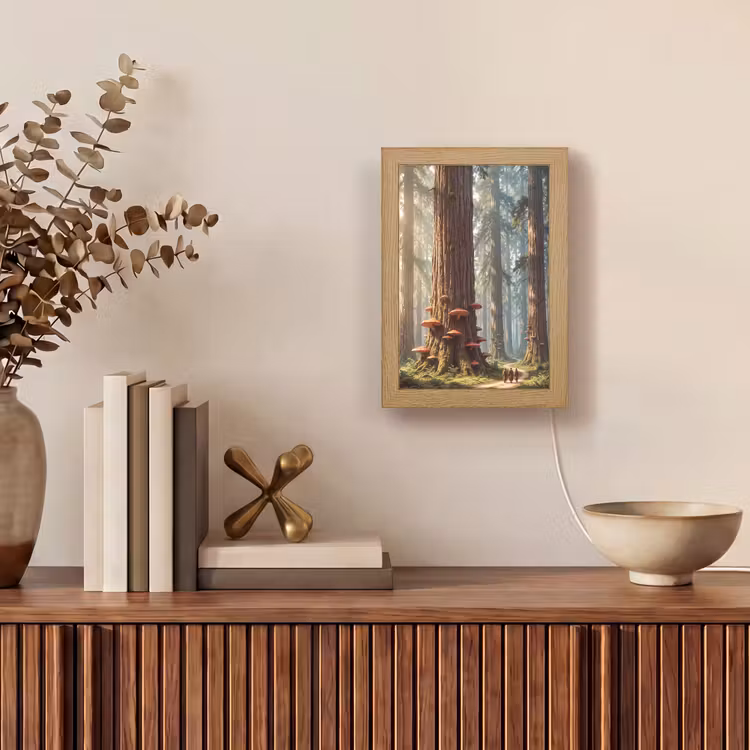 Lightbox - Wandlamp - Bos - Bomen - Natuur — 4