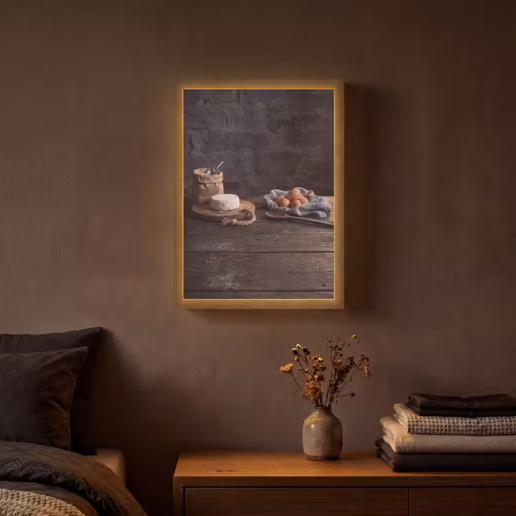 Lightbox - Wandlamp - Meel - Eieren - Eten — 3