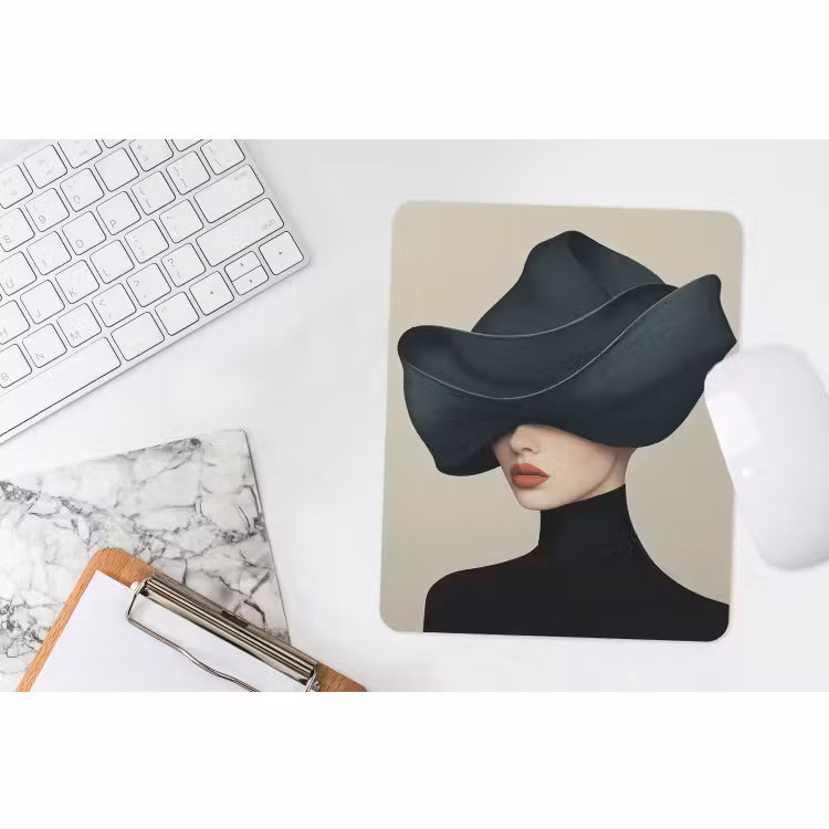 Muismat - Vrouw - Groen - Hoed — 4
