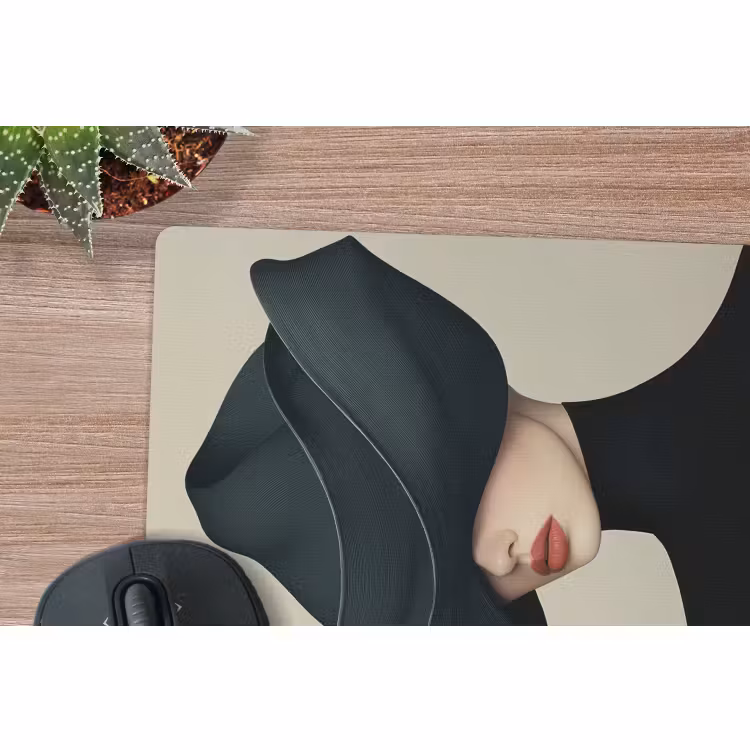 Muismat - Vrouw - Groen - Hoed — 5
