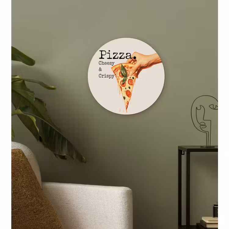 Muurcirkel - Pizza - Kaas - Pepperoni — 3