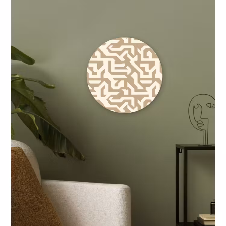 Muurcirkel - Modern - Abstract - Beige — 3
