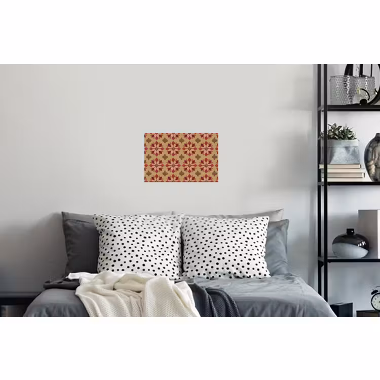 Muursticker - Bloemen - Retro - Groen — 5