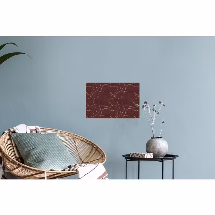 Muursticker - Abstract - Modern - Bruin — 4
