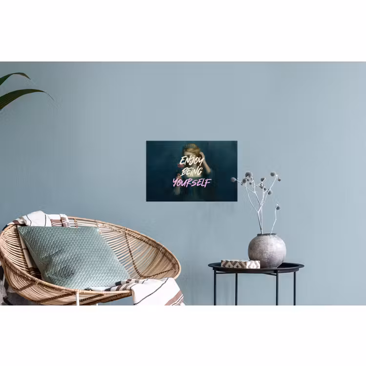 Muursticker - Vrouw - Roos - Quote — 4