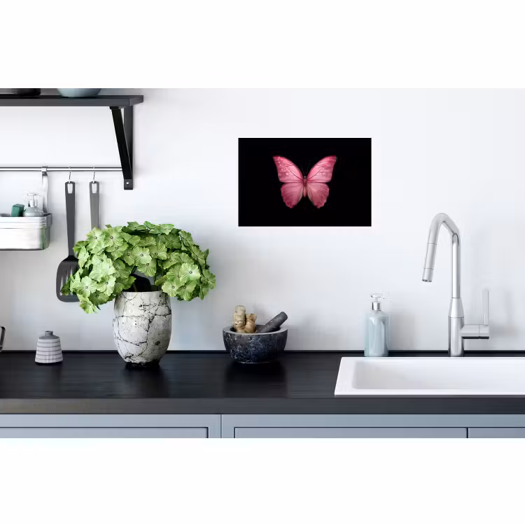 Muursticker - Vlinder - roze - Elegant — 2