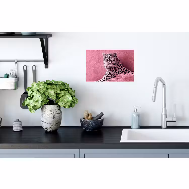 Muursticker - Panter - Luxe - Roze — 2