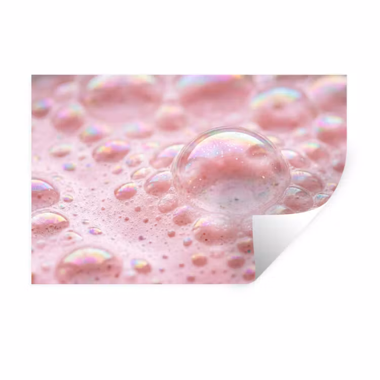Muursticker - Schuim - Structuur - Roze — 1