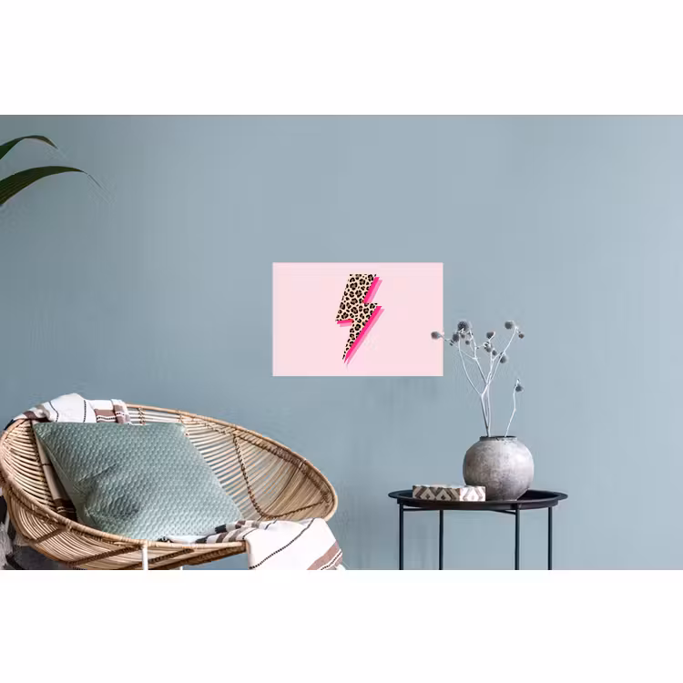 Muursticker - Stippen - Roze - Bliksem — 4