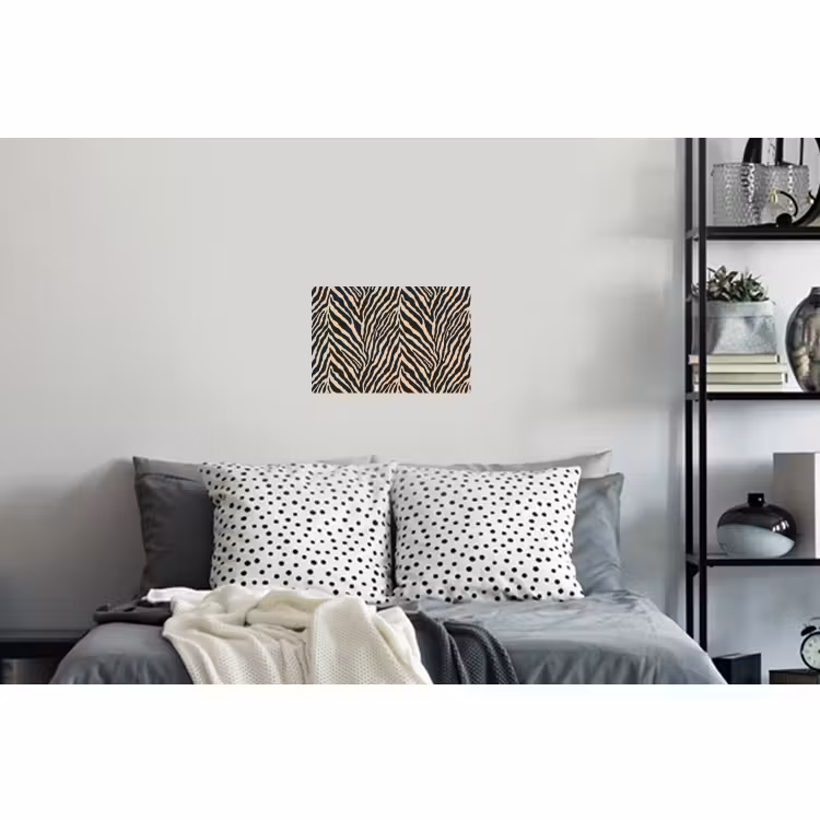 Muursticker - Zebra - Klassiek - Zwart — 5