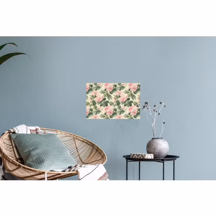 Muursticker - Rozen - Botanisch - Roze — 4
