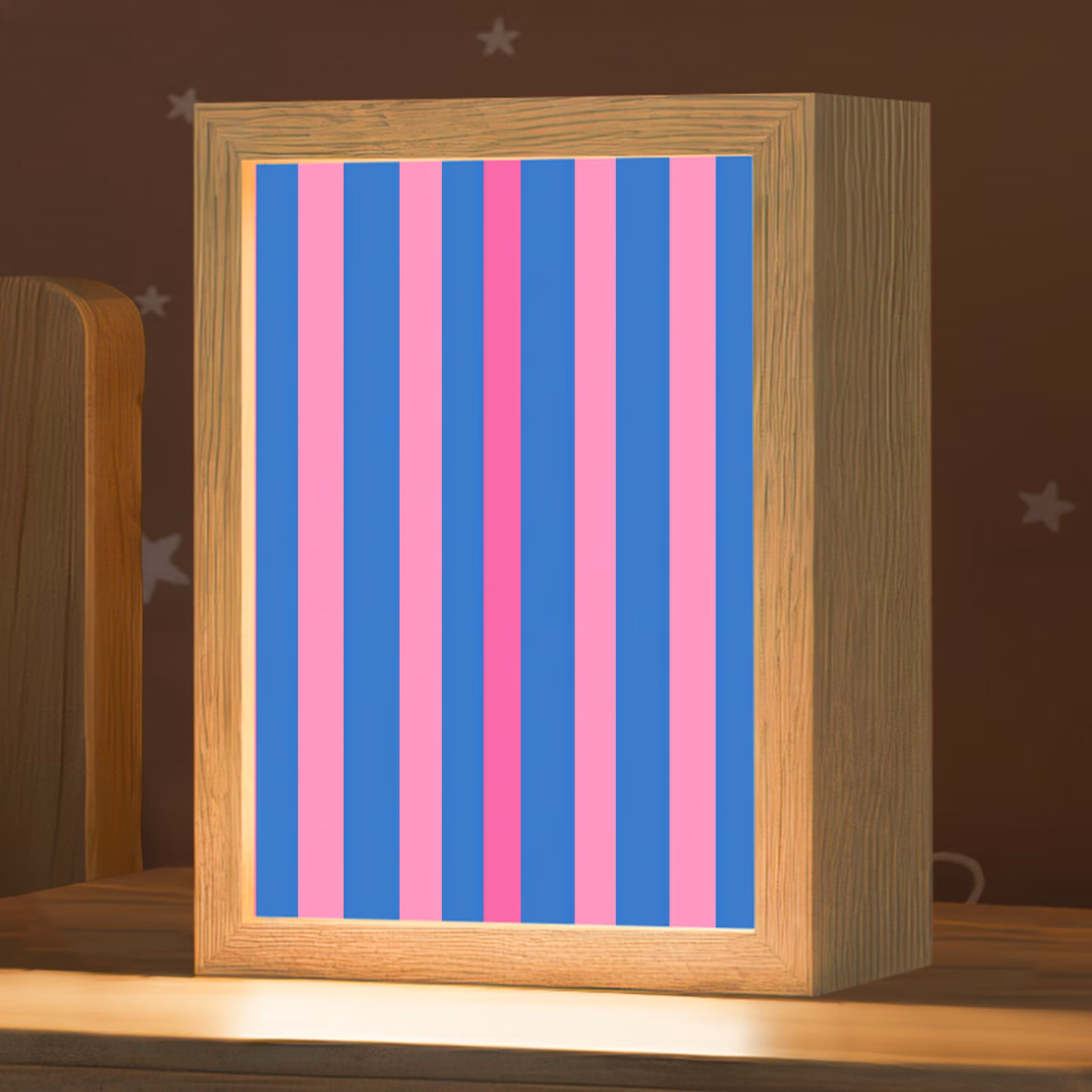 Nachtlampje - Modern - Optisch - Roze — 1