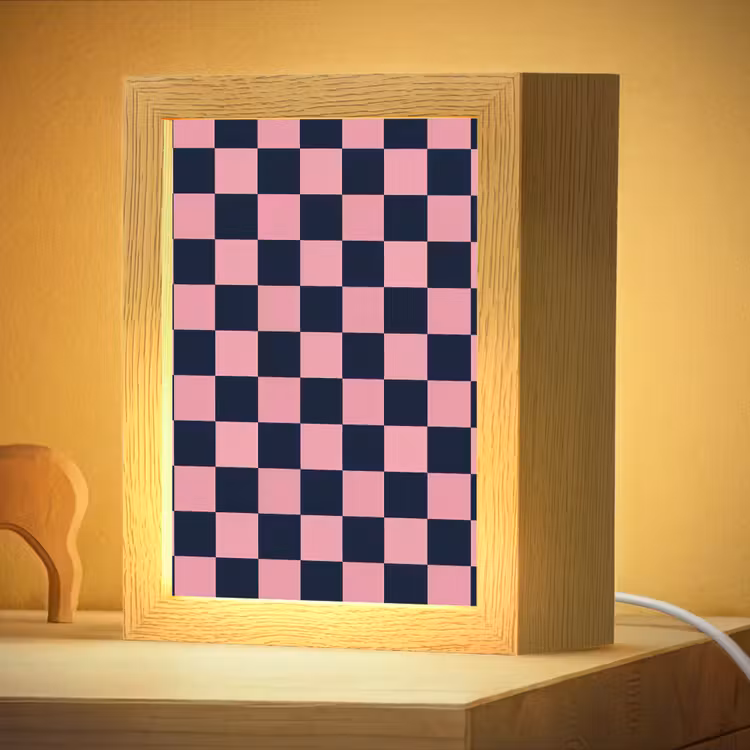 Nachtlampje - Traditioneel - Patroon - Blauw - Roze — 4