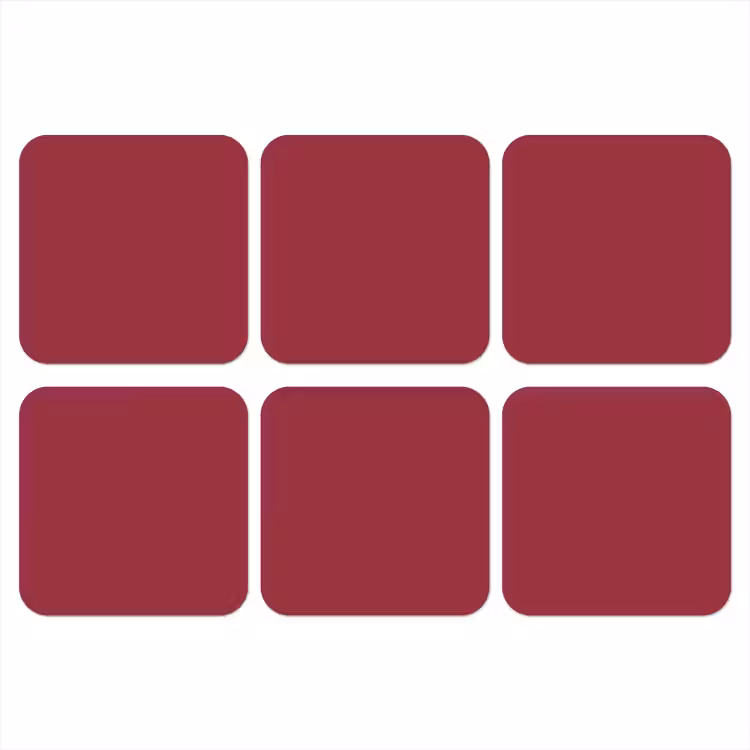 Onderzetter​ - Antique - Ruby - Rood — 1