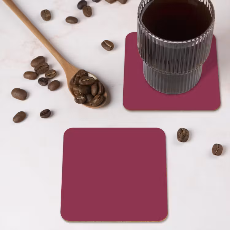Onderzetter - Deep - Rasberry - Rood — 4