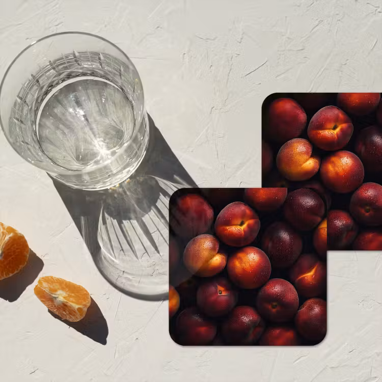 Onderzetter - Fruit - Close up - Nectarines — 2
