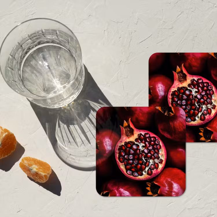 Onderzetter - Granaatappel - Rood - Fruit — 2