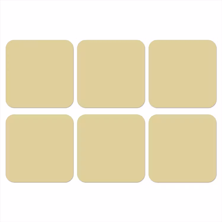 Onderzetter - Mellow - Touch - Geel — 1