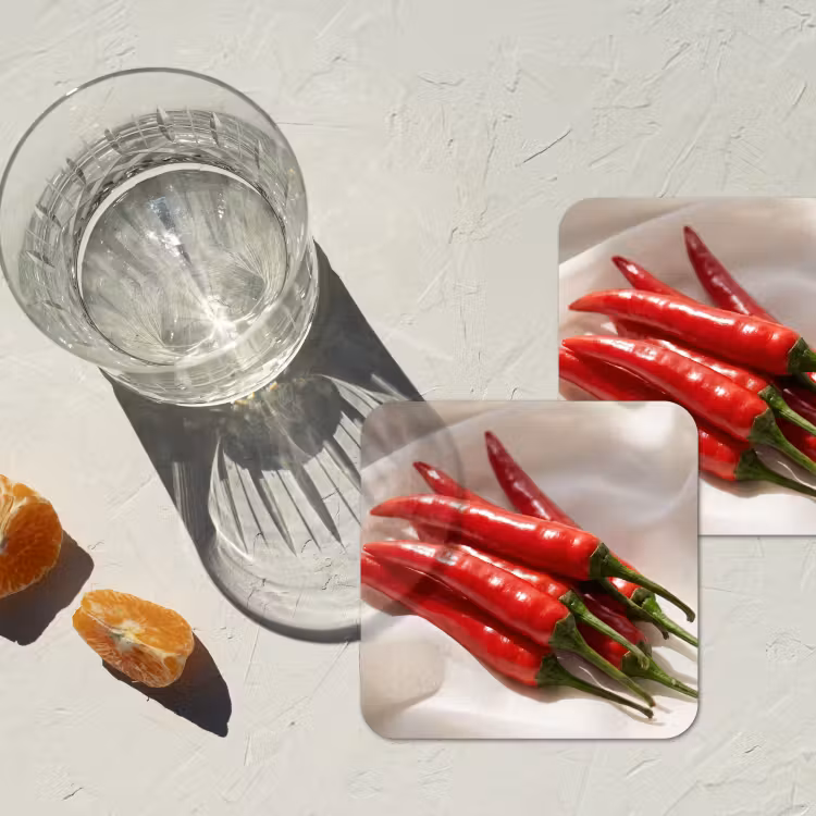 Onderzetter - Peper - Rood - Eten — 2