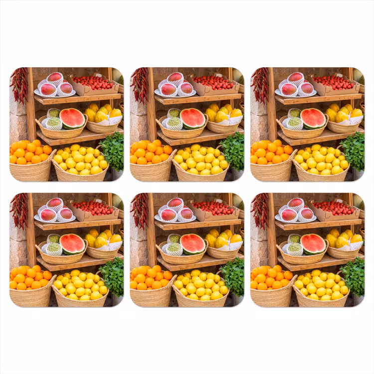 Onderzetter​ - Fruit - Markt - Vers — 1