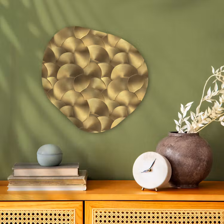 Organisch schilderij - Forex - Modern - Cirkel - Goud — 2