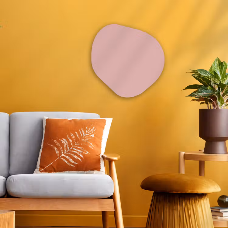 Organisch schilderij - Forex - Soft - Blush - Roze — 3