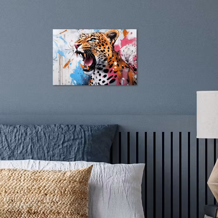 poster - Abstract - Luipaard - Kleurrijk — 3