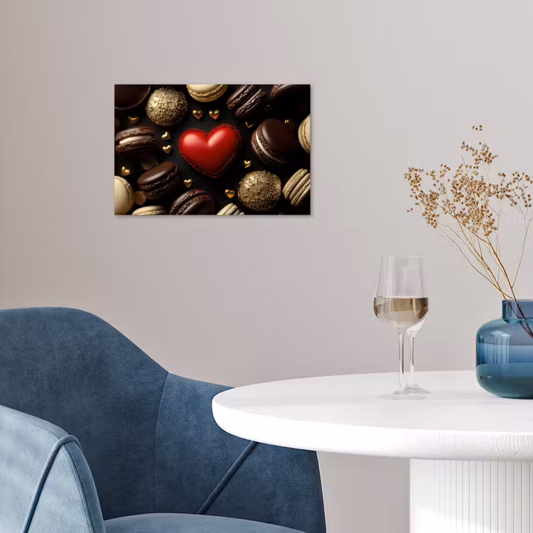 poster - Macarons - Rood - Hart — 4